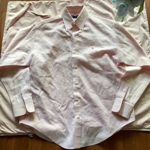 Ralph Lauren Pink and White Oxford Button Down